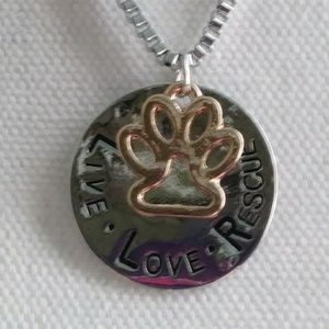 Paw necklace